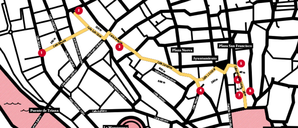 mapa hernando colon sevilla